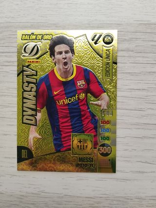 Carta Fútbol Messi Adrenalyn 2010-11
