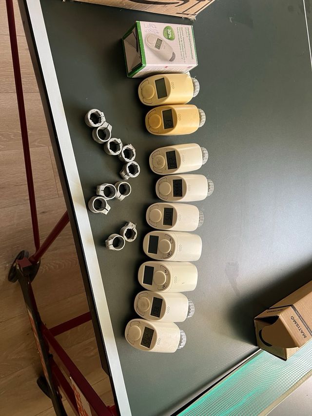 Cabezales Termostáticos Programables 9 unidades