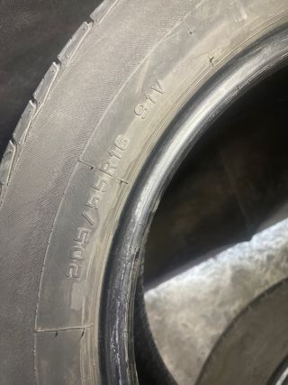 2 NEUMÁTICOS OVATION 205/55 R16 91V