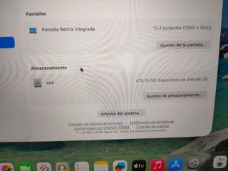 MACBOOK PRO 2020 i7/32GB RAM/512 SSD