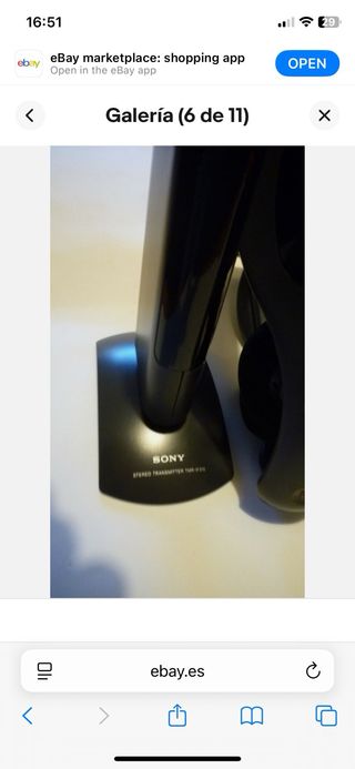 Sony MDR-IF210K Auriculares Inalámbricos Estéreo