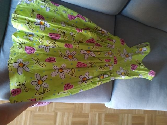 Vestido verde con flores#summer 