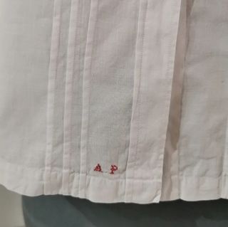 Camisa Victoriana Algodón Festoneada