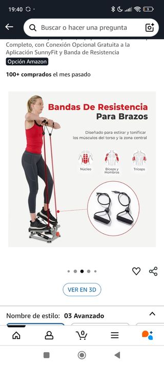 Máquina ejercicio Sunny con bandas elásticas