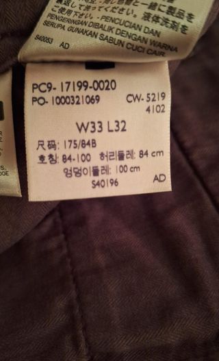 Pantalón Levi's XX Chino Slim Taper W33 L32
