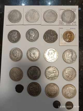 Lote réplicas monedas antiguas