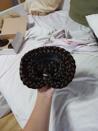Moños de fallera trenzados