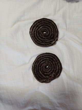 Moños de fallera trenzados