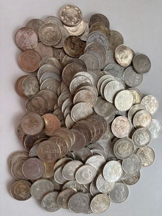 Lote 100 Pesetas Franco Plata