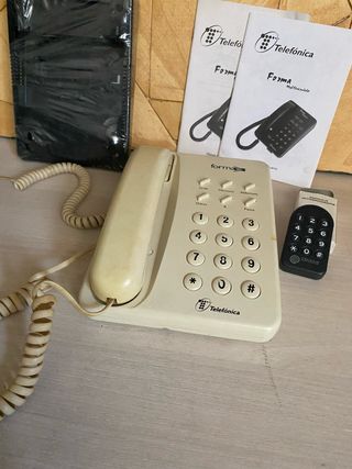 Teléfono fijo Telefónica Forma beige
