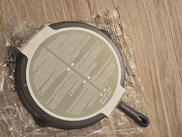 Sartén Parrilla Hierro Fundido KitchenCraft 24cm