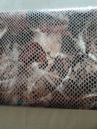 Cartera de fiesta dorada y rosa sin estrenar 


