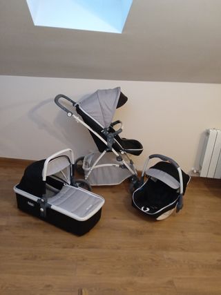 Carrito bebé, silla y maxi-cosi