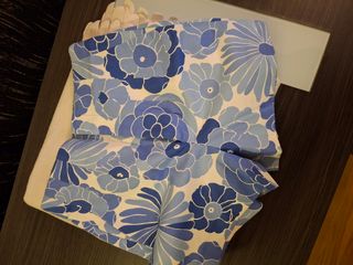 Pantalones cortos florales azules