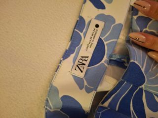 Pantalones cortos florales azules