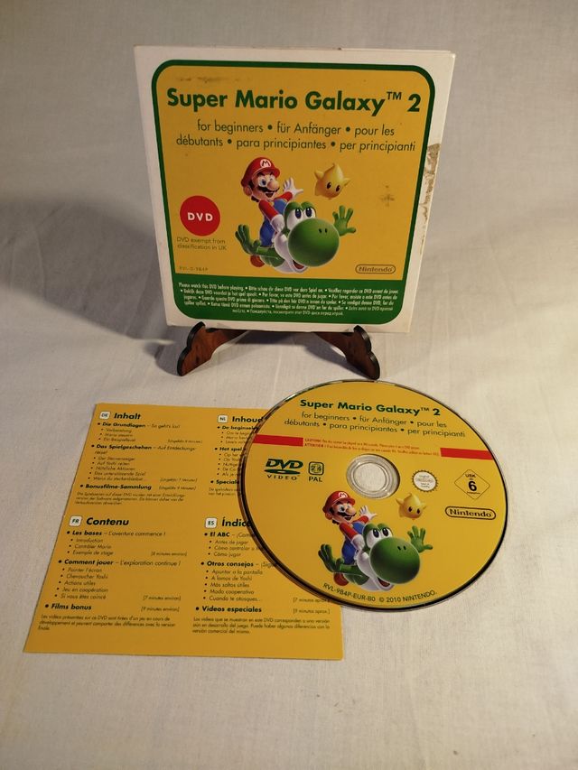 Super Mario Galaxy 2 DVD Nintendo