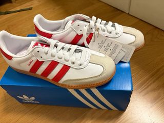 Adidas Samba Blancas y Rojas