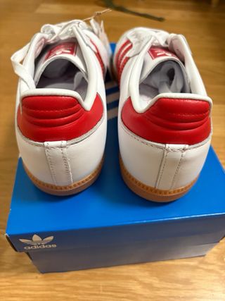 Adidas Samba Blancas y Rojas