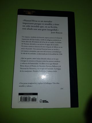 Libro ¿Qué me quieres, amor?