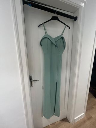 Vestido fiesta/graduación verde