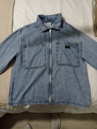 Camisa vaquera con cremallera