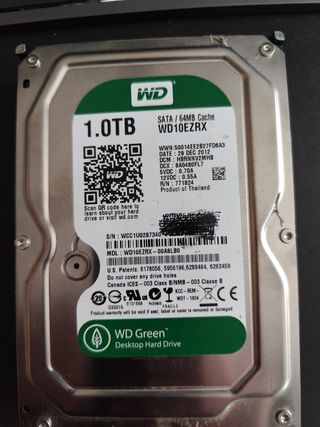 Disco Duro WD 1TB SATA