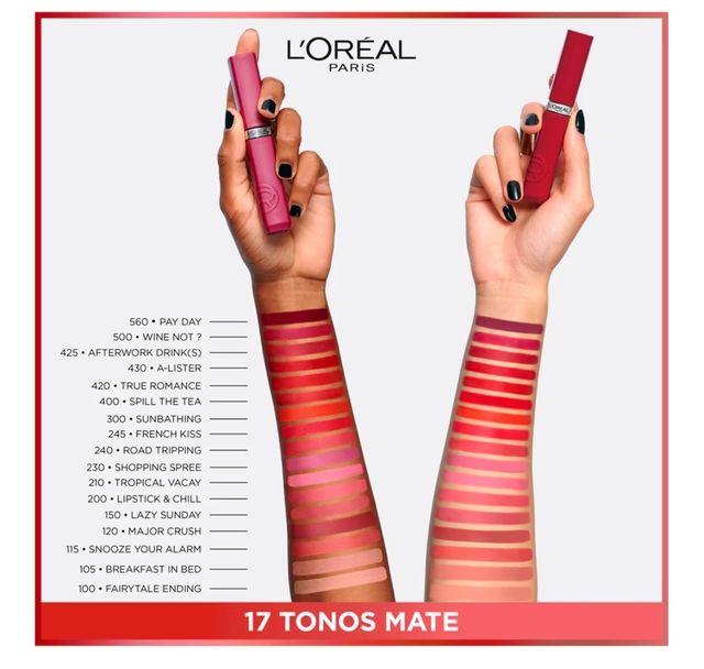 Labial L'Oréal Infallible Matte - Tono 300