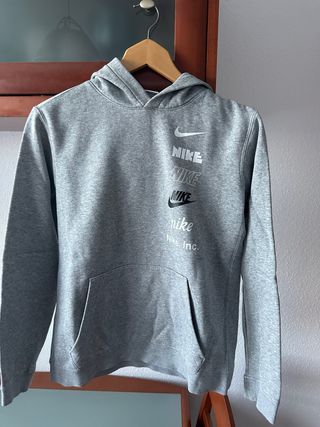 Sudadera Nike Gris Niño Talla XL