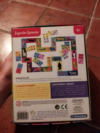 Domino Infantil Números y Animales Clementoni