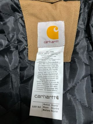 Chaqueta Carhartt Harrington Rework Talla M Beige