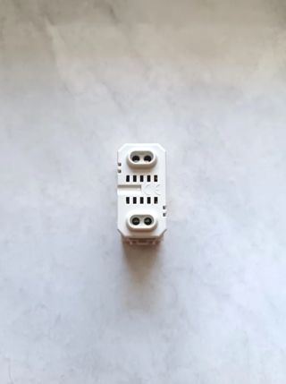 2 Portafusibili Bticino Serie Light 10A. Bianchi
