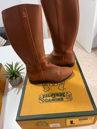 Botas Valverde del Camino Marrones talla 34