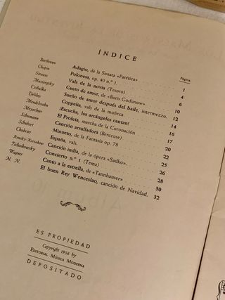Partituras Piano Los Maestros de la Juventud 10,11