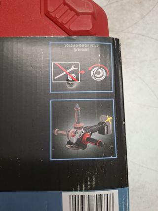 Amoladora Angular Parkside Performance 20V