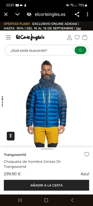 Trangoworld plumas XL nueva último precio 