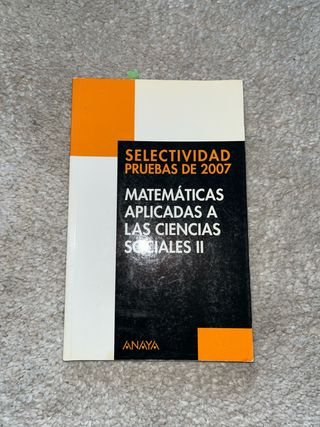 Matemáticas aplicadas a las Ciencias Sociales II.