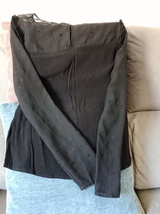 Blusa negra con estrellas