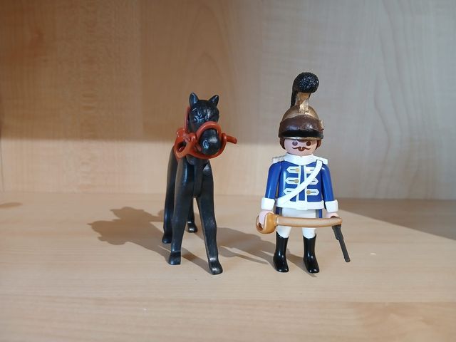 Playmobil jinete con caballo
