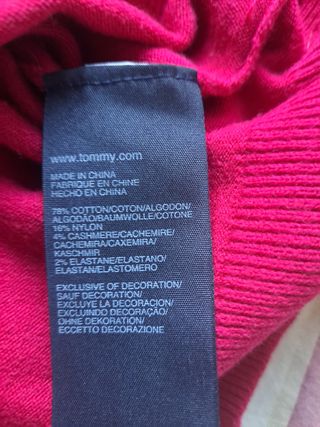Jersey Tommy Hilfiger Rosa Mujer
