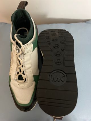 Zapatillas Michael Kors Verdes y Blancas