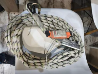 3 Retráctiles de seguridad arnés cuerdas  mosqueto