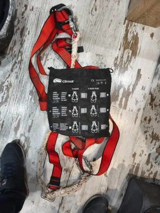 3 Retráctiles de seguridad arnés cuerdas  mosqueto