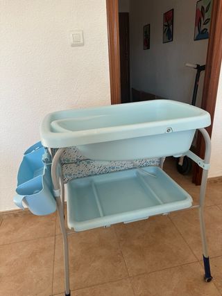Bañera para bebé azul