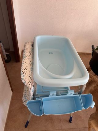 Bañera para bebé azul