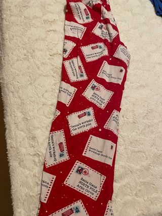 Pantalones de pijama rojos de Navidad