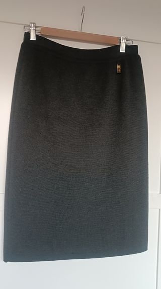 Falda Burberry Gris Marengo
