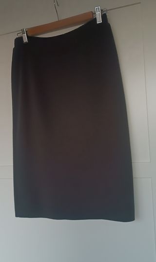 Falda Burberry Gris Marengo