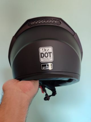 Casco Moto Modular Talla L Negro Unisex