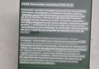 Pulverizador Neumático Recargable Parkside