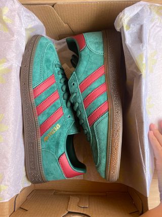Adidas Spezial Verdes Raya Burdeo Talla 38